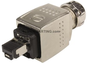 09352210401, Connector, 4 Way, 1.75A, Male, Han PushPull, Cable Mount, 50 V