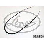 350206, Трос стояночного тормоза OPEL: MOVANO (VEDI/SEE REN MASTER) (REAR LH-SX/RH-DX)