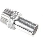 Stainless Steel Pipe Fitting, Straight Hexagon Hose Nipple, Male R 1in x Male
