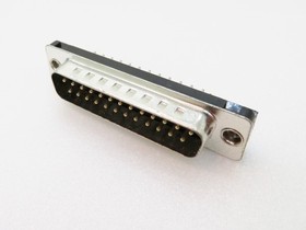 Фото 1/2 DB25-PA-M1, Connector D-Sub Plug 25Pos Vertical Solder - Tray