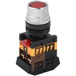 BBT10-ABLF-K04, Кнопка ABLF-22 красный d22мм неон/240В 1з+1р IEK