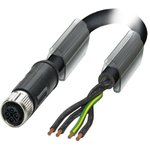 1408845, Sensor Cables / Actuator Cables SAC-4P-5,0-PUR/ M12FSSPE