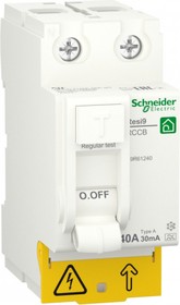 Schneider Electric RESI9 Выключатель дифференциального тока (УЗО) 40А 2P 30мА тип A