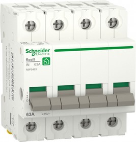 Schneider Electric RESI9 Выключатель нагрузки (мод. рубильник) 63А 4P