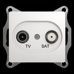 Systeme Electric Glossa Бел Розетка TV-SAT оконечная 1DB