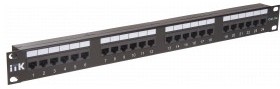 Фото 1/5 ITK 1U патч-панель кат. 5Е UTP 24 порта (Dual) с кабельным органайзером [PP24-1UC5EU-D05-1]