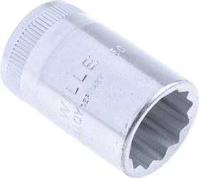 Фото 1/3 03010017, 1/2 in Drive 17mm Standard Socket, 12 point, 38 mm Overall Length