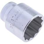 03010030, 1/2 in Drive 30mm Standard Socket, 12 point, 45 mm Overall Length