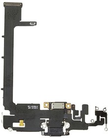 Фото 1/3 Плата (шлейф FLC) для iPhone 11 Pro Max на системный разъем, микрофон черный