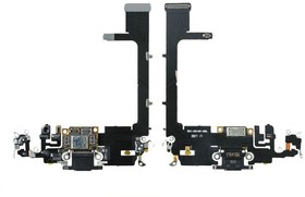Фото 1/3 Плата (шлейф FLC) для iPhone 11 Pro на системный разъем, микрофон черный