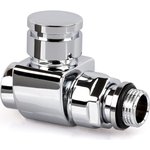 Вентиль запорный прямой серия "Prestige & Minimal" 1/2", цвет хром 0354-1500C000