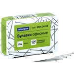 Офисные булавки 24 мм, 500 шт, картонная коробка SP24_26568