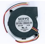 Вентилятор Servo E0720L12B8AS-64 DC 12V 0.3A 3pin улитка