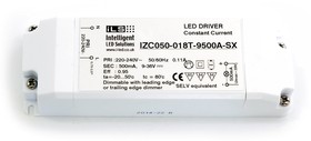 IZC050-018T-9500A-SX, ILS LED Driver, 18 → 36V Output, 18W Output, 500mA Output, Constant Current Dimmable