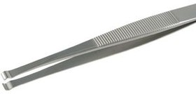 Assembly tweezers, uninsulated, antimagnetic, stainless steel, 120 mm, 578.SA.1