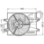 DER10002, Вентелятор радиатора (Denso)