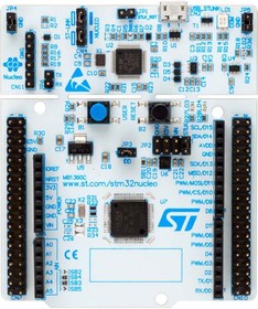 Фото 1/3 NUCLEO-G071RB, Development Board, Nucleo-64, 32-Bit, STM32G071RB MCU, Arduino, ST Morpho Compatible