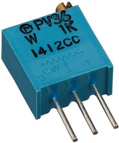 PV36W102C (СП5-2ВБ) 1 кОм, Резистор подстроечный | купить в розницу и оптом