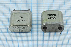 кварцевый резонатор 4.40625МГц в корпусе с большим кристаллом БА=HC6U, 4406,25 \HC6U\\\\РК170БА\1Г