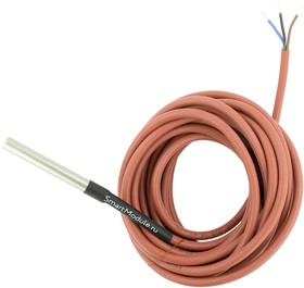 DS18B20-IP67-4 (3-wire) (гильза 49,7 х 6 мм), Герметичный датчик температуры DS18B20, IP67, трехпроводный, кабель 4 м, Smartmodule | купить в розницу и оптом