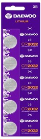 Элемент питания литиевый CR2032 3В 2021 BL-5 (уп.5шт) DAEWOO 5030268