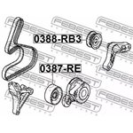 Ролик обводной HONDA ACCORD CU# 2008-2012 0388-RB3