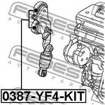 0387-YF4-KIT, Ролик натяжной приводного ремня (комплект)
