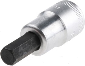 Фото 1/2 03050010, 1/2 in Drive Bit Socket, Hex Bit, 10mm, 60 mm Overall Length