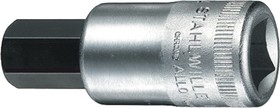 Фото 1/2 03050012, 1/2 in Drive Bit Socket, Hex Bit, 12mm, 60 mm Overall Length