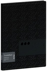 Папка DoubleBlack с 20 вкладышами, 17 мм, 600 мкм, черная, с внутренним карманом, с рисунком DB4_10701