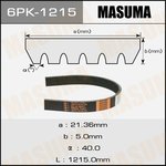 6PK-1215, Ремень поликлиновой 6PK1215 Masuma