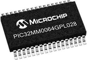 Фото 1/3 PIC32MM0064GPL028-I/SS, PIC32MM0064GPL028-I/SS, 32bit PIC Microcontroller, PIC32, 25MHz, 64 kB Flash, 28-Pin SSOP
