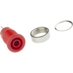 23.3060-22, Red Female Banana Socket, 4 mm Connector, Tab Termination, 32A ...