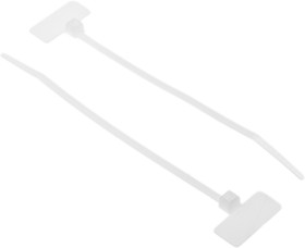 Фото 1/6 111-81919 IT18FL-PA66-NA, Identification Cable Tie, 110mm x 2.5 mm, Natural Polyamide 6.6 (PA66), Pk-100