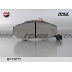 Колодки тормозные передние FENOX BP43077