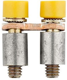 1071800000, Cross connector, Yellow, 58.9 x 9.5mm