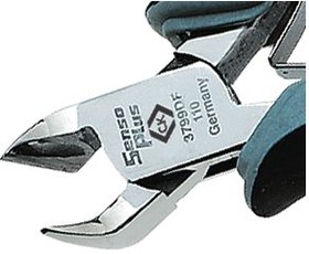ESD oblique cutter, 120 mm, 61 g, cut capacity (1.2/1/0.4 mm/–), T3799DF 110