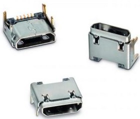 WR-COM USB Micro Type B Horizontal SMT, 629105150521