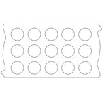 DS9096P+, iButtons & Accessories Roll of iButton adhesive pads. Pad diame