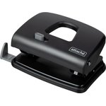 3928, Дырокол Attache Perform до 25 листов, блокиратор, линейка,пластик, черный