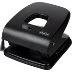 3948, Дырокол Attache Perform до 40 листов, блокиратор, линейка,пластик, черный