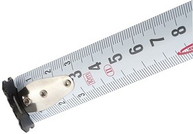 Фото 1/3 31126, Рулетка "Doppelhaken",10 м x 25 мм, двухсторонний зацеп, нейлон, двуст. шкала, автоматич