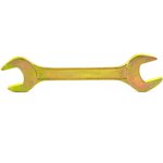14315, Ключ рожковый, 30 х 32 мм, желтый цинк