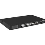 Коммутатор Osnovo SW-62422(400W) 26x100Мбит/с 2xКомбо(1000BASE-T/SFP) 24PoE+ ...