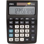 Калькулятор DELI E1238black, 12-разрядный, черный