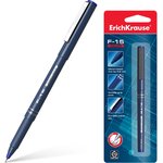 Ручка капиллярная F-15, синий , 37102