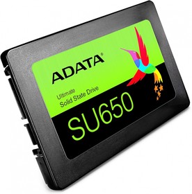 Фото 1/10 Накопитель SSD ADATA 512GB SU650 2.5" ASU650SS-512GT-R  (SATA3, up to 520/450MBs, 3D NAND, 280TBW)