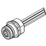 1200845095, Circular Metric Connectors M12-RECEPT-8P- FEM-FR-M16-0.3M