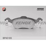 Колодки тормозные передние FENOX BP43165