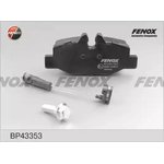 Колодки тормозные задние FENOX BP43353